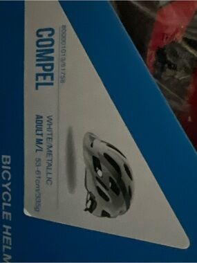 White Metallic Bicycle Helmet - Men Accessories